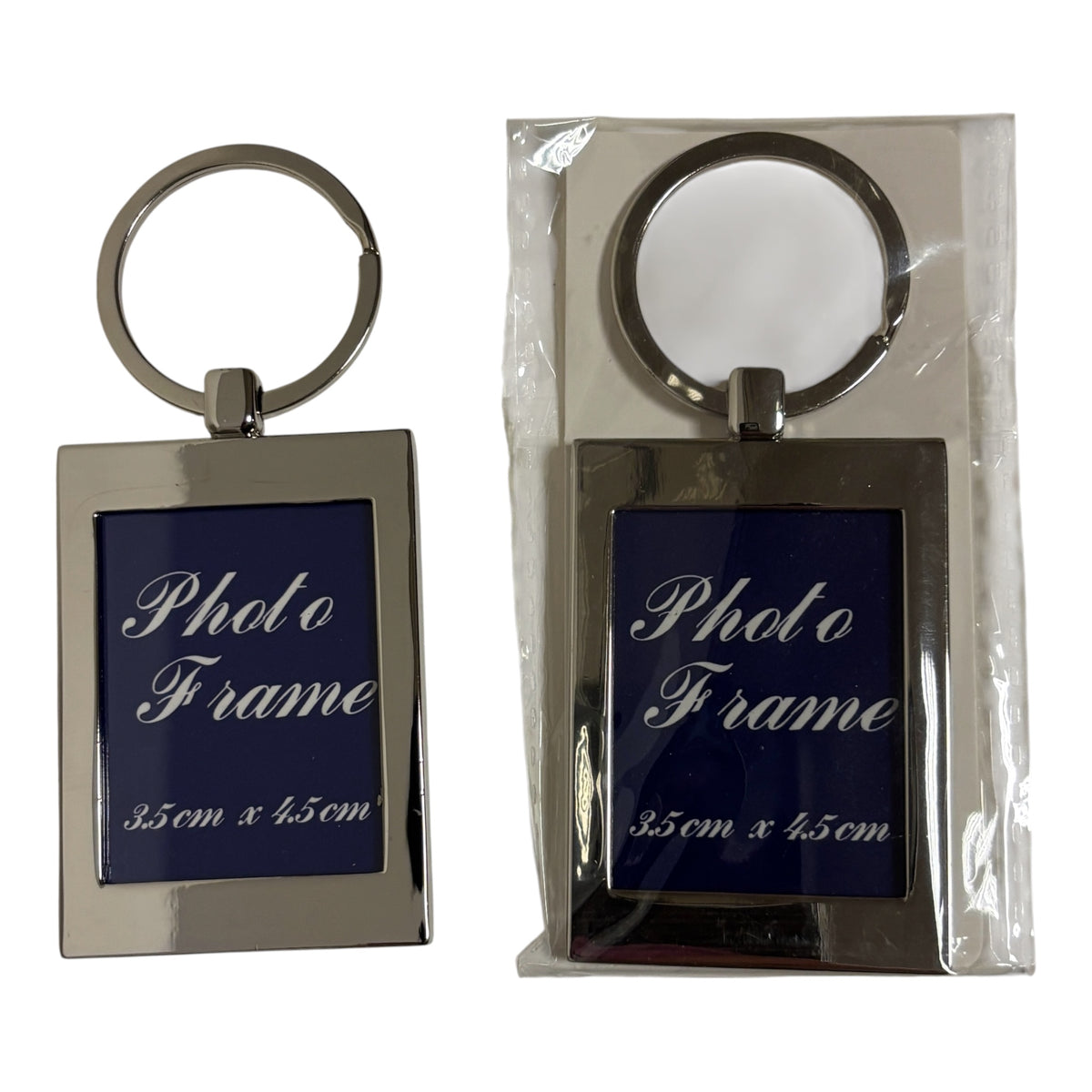 Metal keyring 3.5x4.5cm