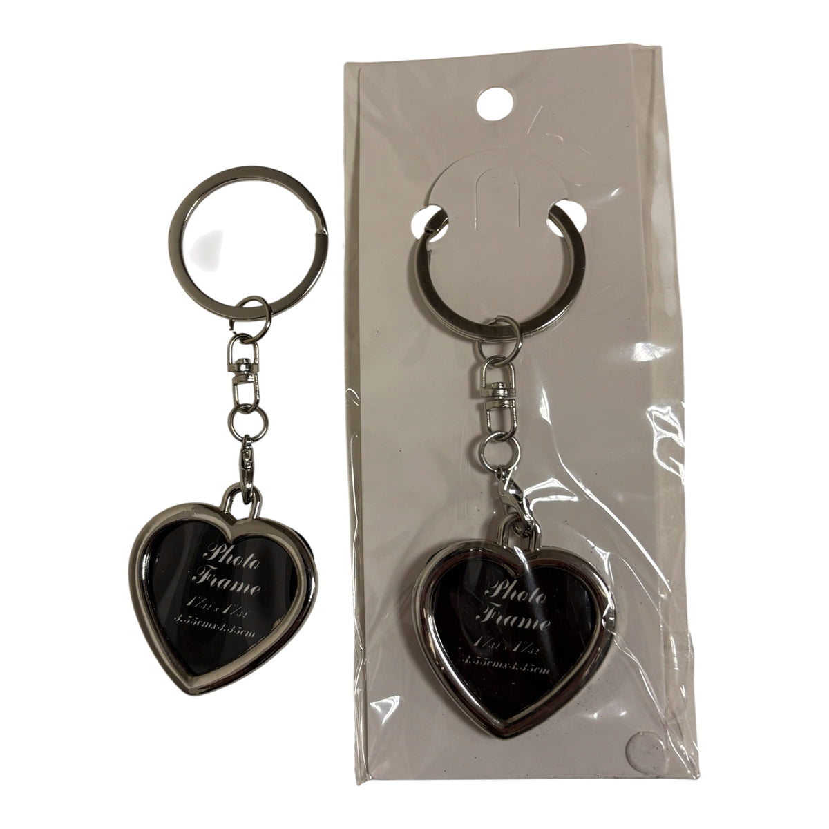 Metal heart keyring